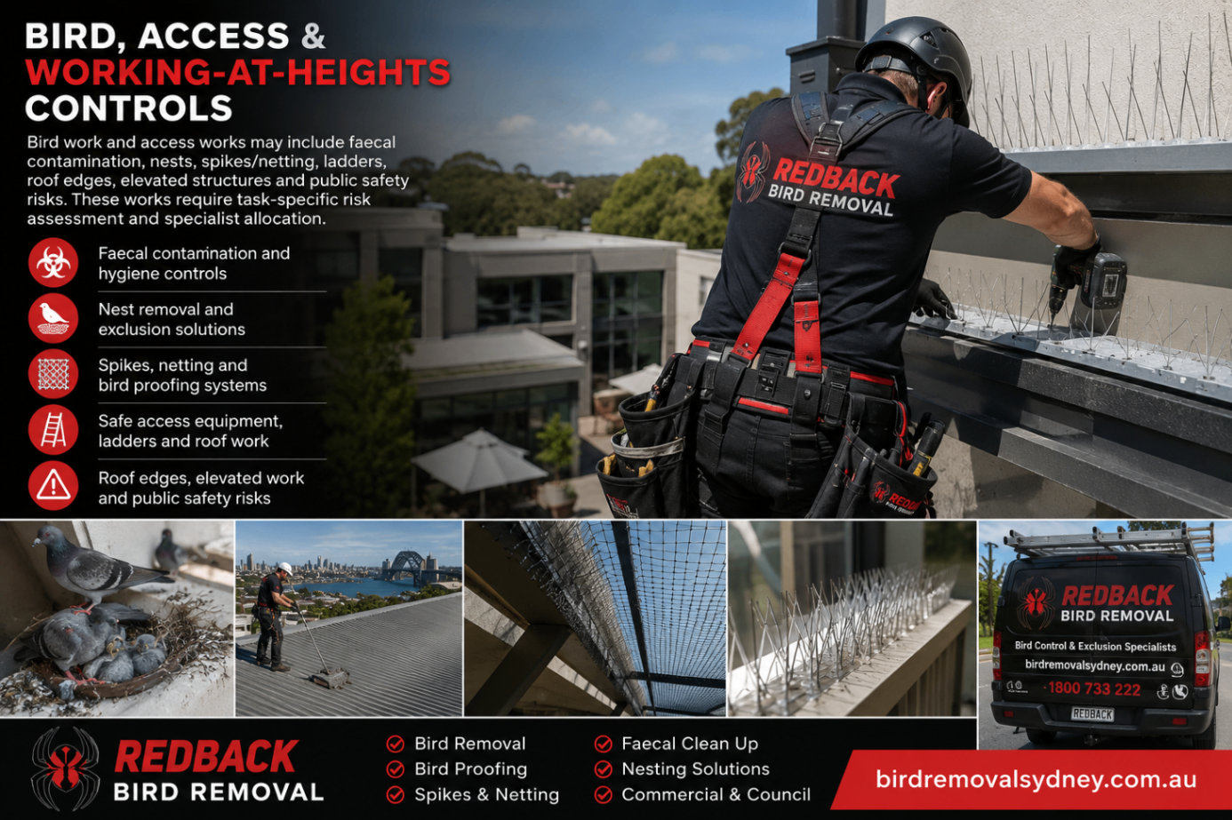 Bird, Access & Working-at-Heights Controls